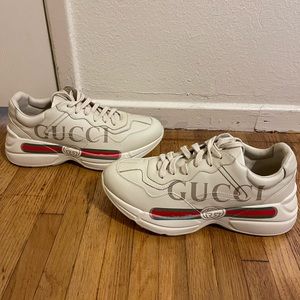 Gucci Rhyton Logo Leather Sneaker